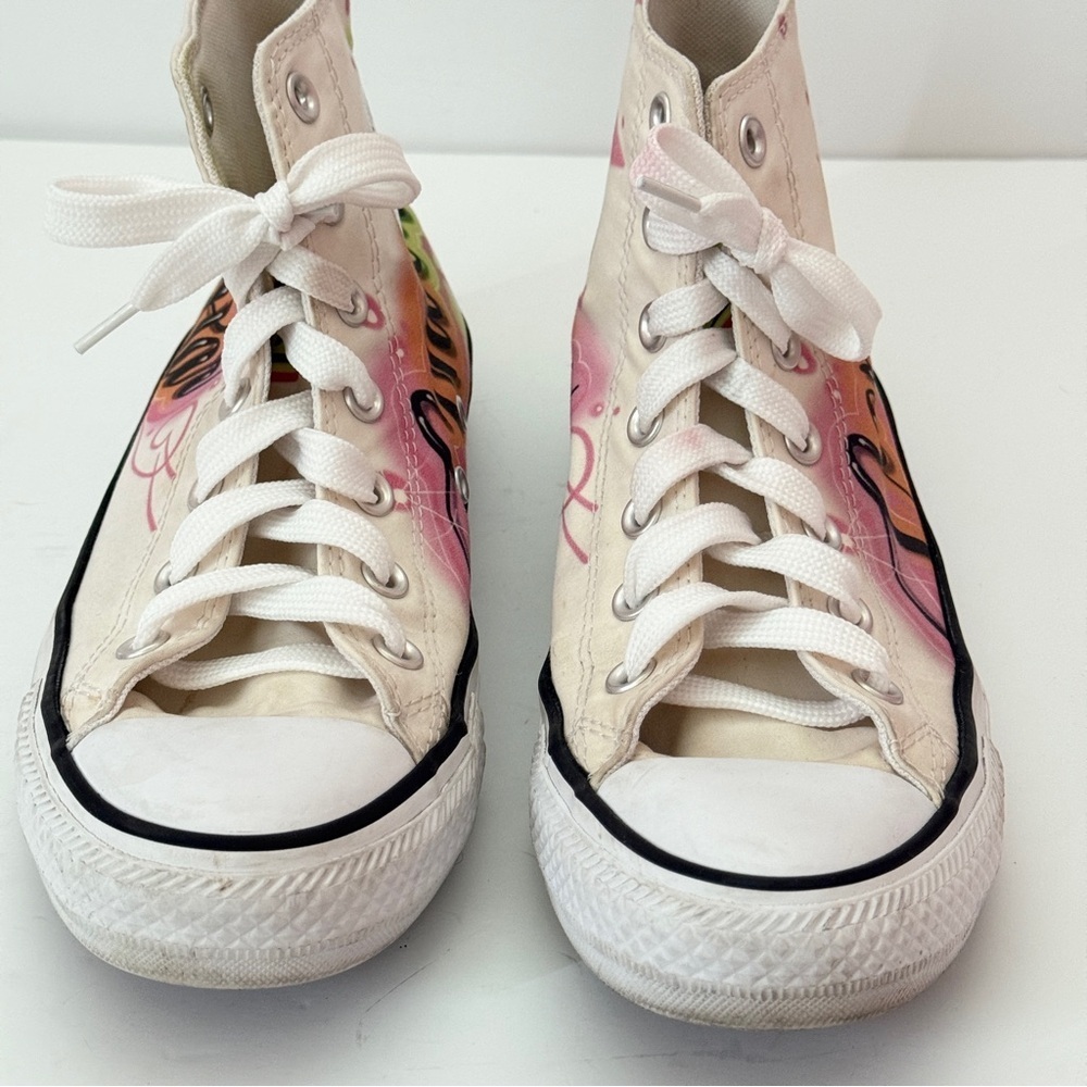 Chuck Taylor All Star Converse Airbrush Graffiti Size Women 7 | Men 5 - Picture 7 of 13